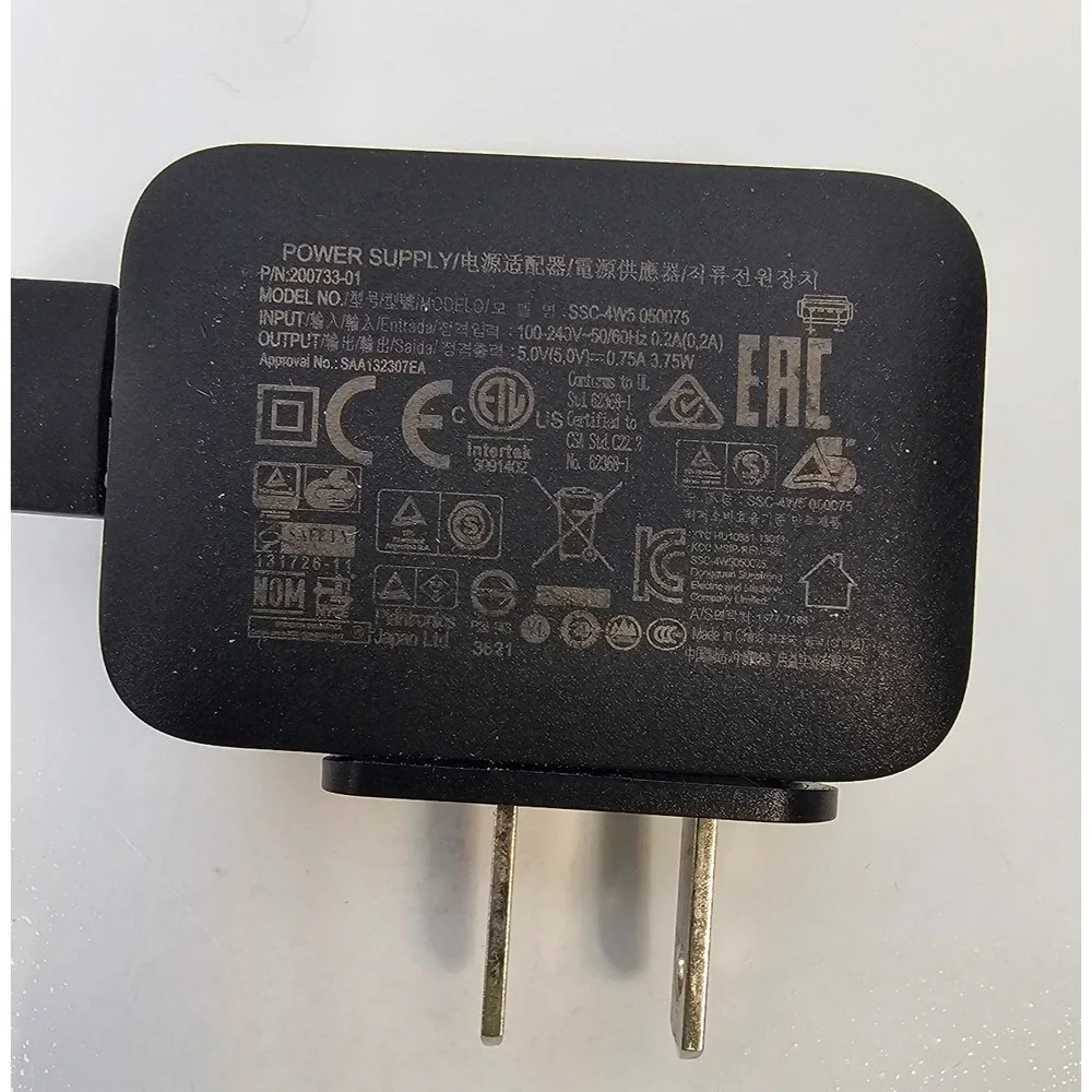 Original OEM Plantronics SSA-4W5 050075 Power Supply block with‎ charging cord